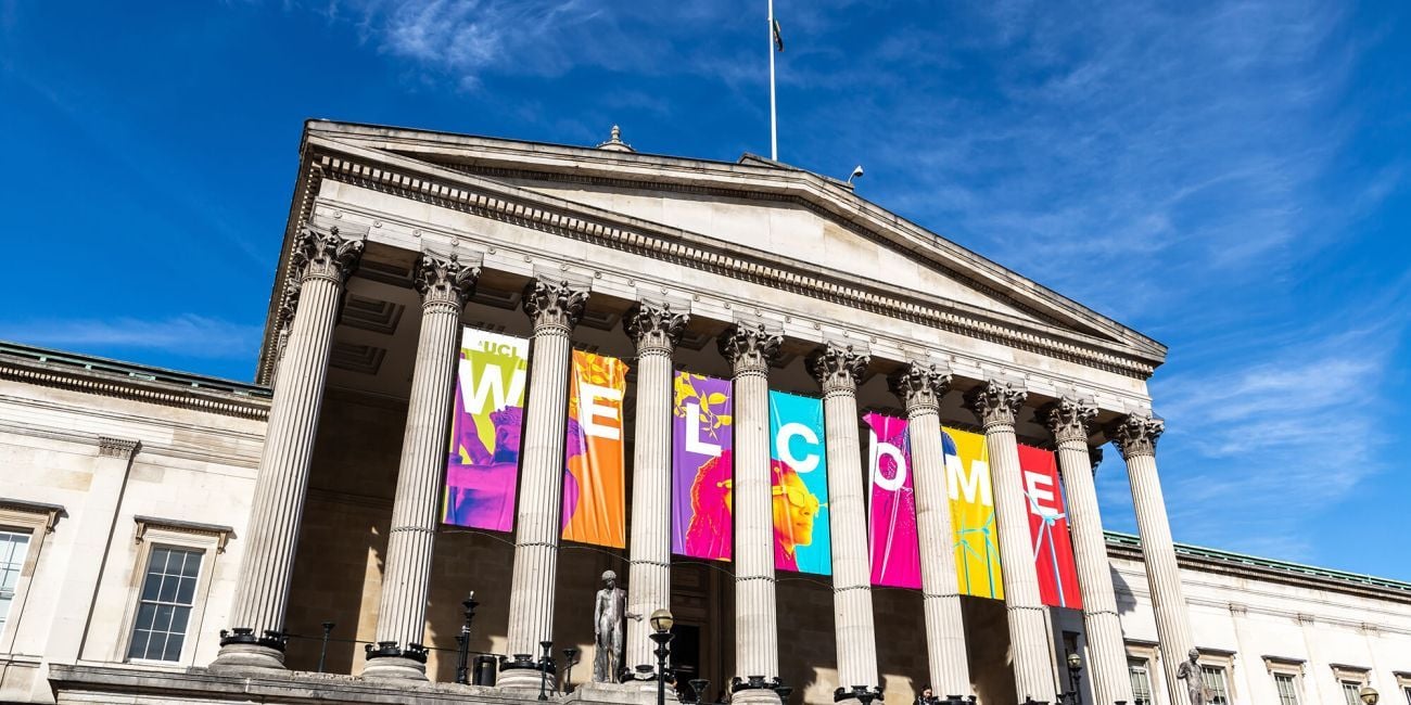 vue du campus principal de UCL à Londres