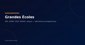 Grandes Écoles françaises — Your Dream School