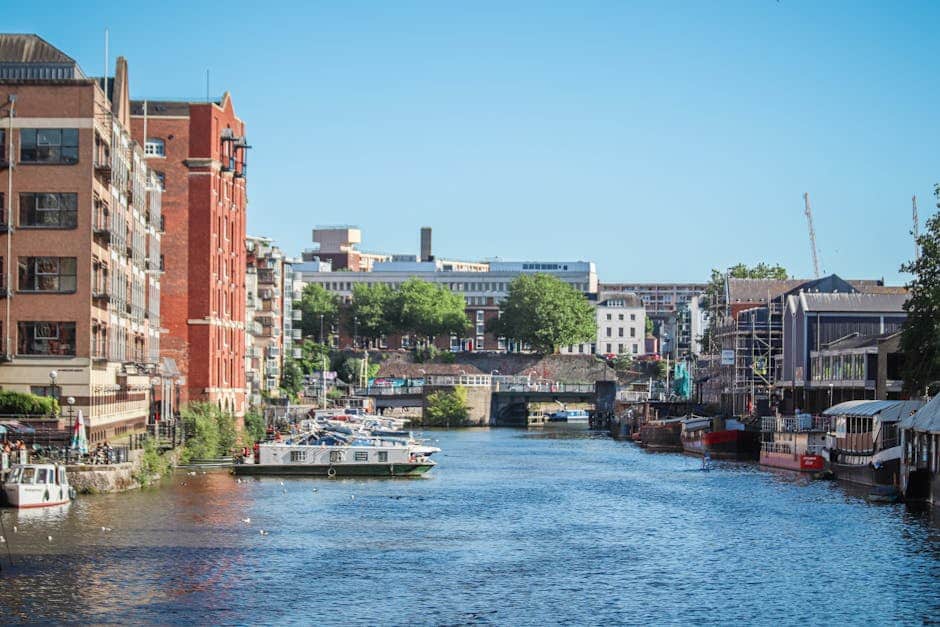 Vue de Bristol, Angleterre