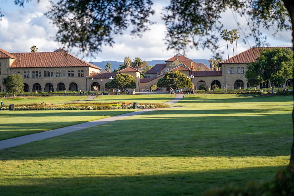 Serene view of Stanford University's ico