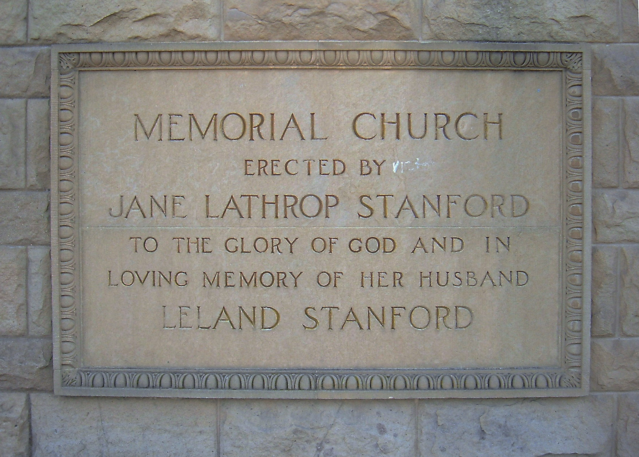 Stanford Memorial Church dedicatio