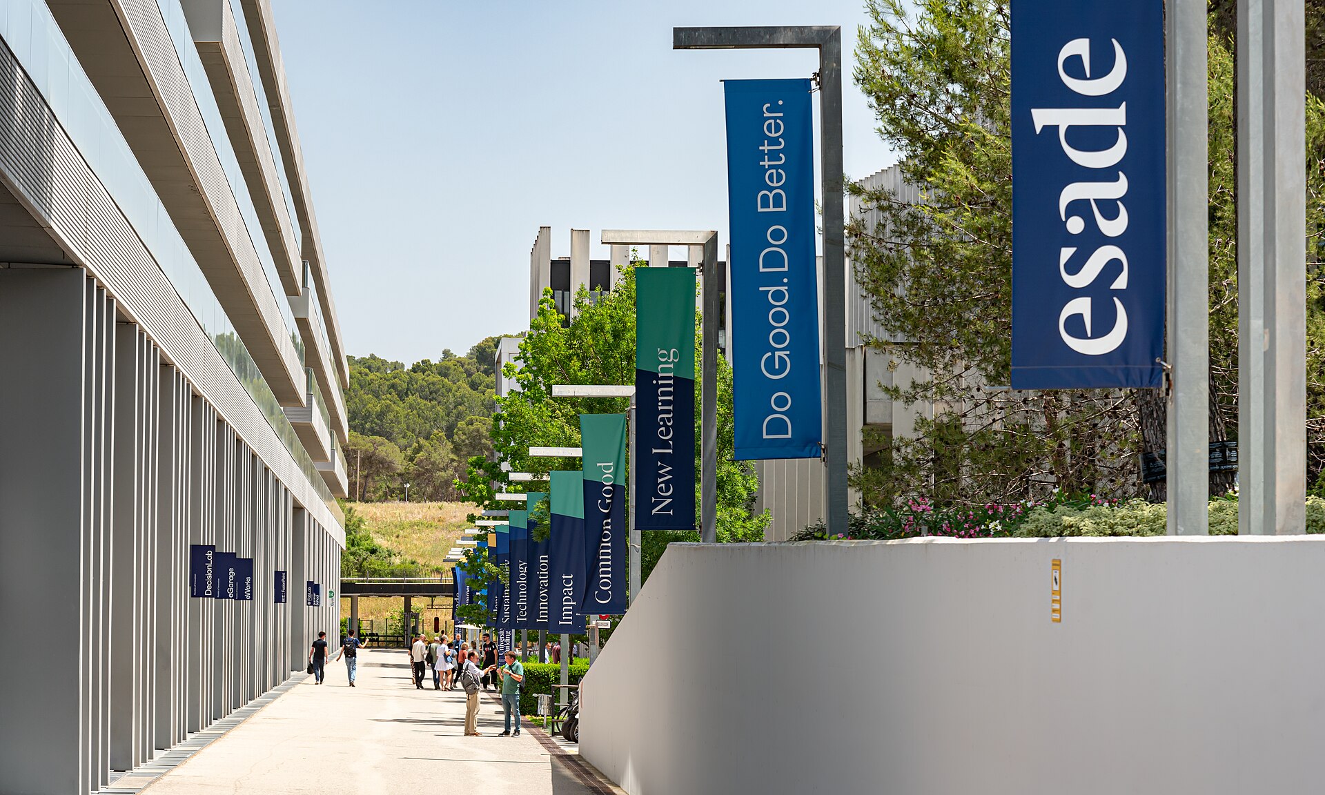ESADE Business School campus in Sant Cugat del Vallès, near Barcelona
