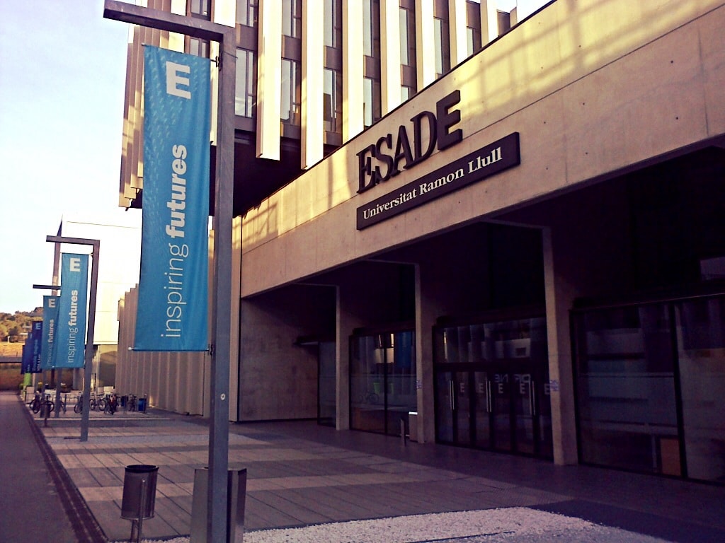 Entrance of the ESADE campus in Sant Cugat